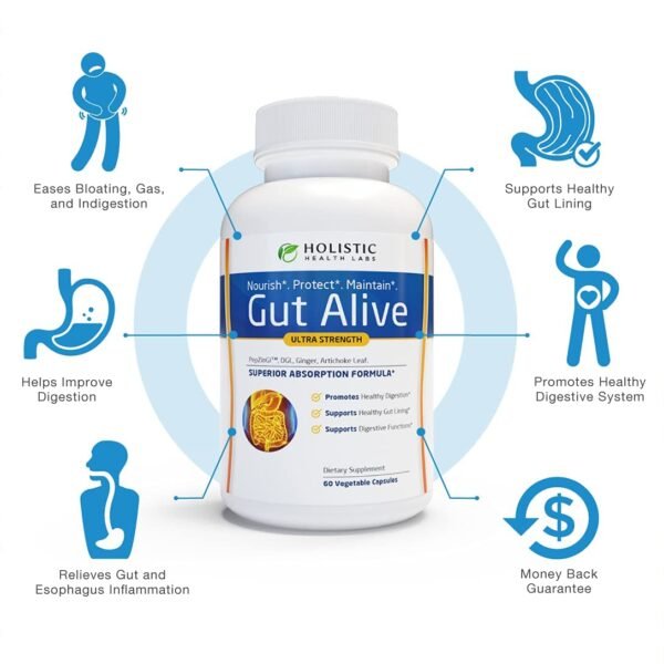 Holistic Health Labs Gut Alive Ultra Strength