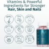 WEEM Hair, Skin & Nails Biotin 5000mcg Supplement – 60 Chews