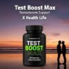 SCULPTnation Test Boost Max – Men's Testosterone Support Supplement (60 Vegetarian Capsules)