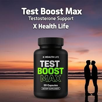 SCULPTnation Test Boost Max – Men's Testosterone Support Supplement (60 Vegetarian Capsules)