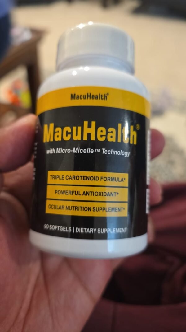 MacuHealth Eye Health Supplement – Triple Carotenoid Formula Softgels for Vision Support (90 Softgels)