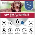 K9 Advantix II Extra Large Dog 6-Month Flea & Tick Treatment – 55+ lbs
