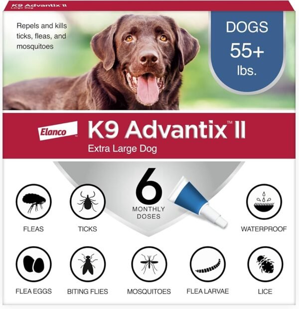 K9 Advantix II Extra Large Dog Flea, Tick & Mosquito Treatment K9 Advantix II Extra Large Dog Flea, Tick & Mosquito Treatment