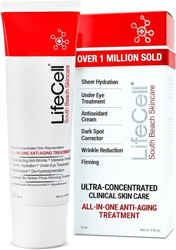 LifeCell South Beach Skincare Anti-Aging Treatment Cream