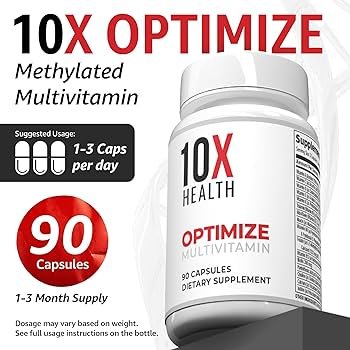 10X Health Optimize Multivitamin 90 Capsules