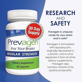 Prevagen Regular Strength Memory Supplement – Daily Brain Health & Cognitive Support Capsules (60 Count)