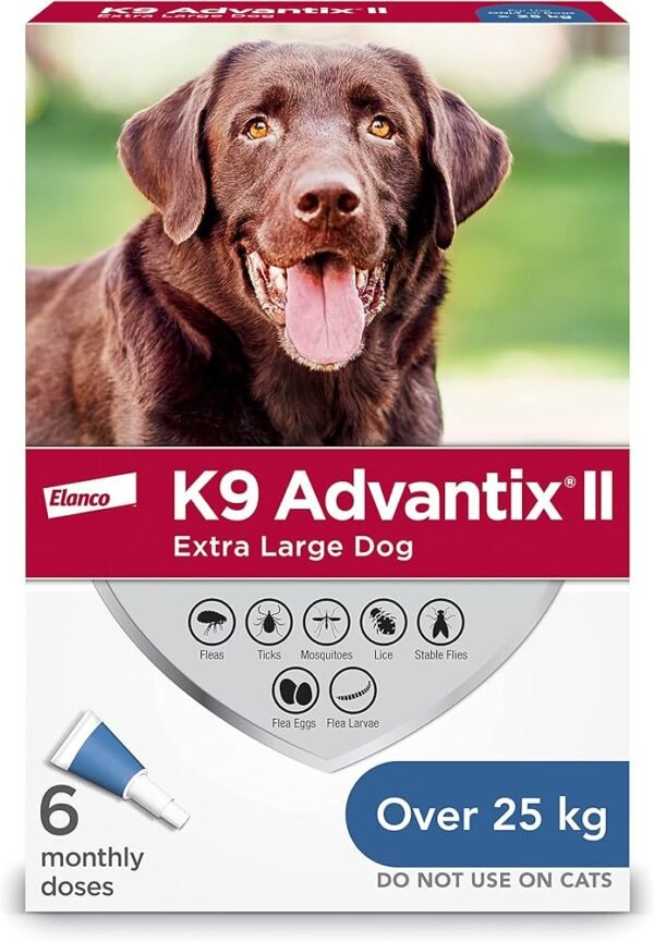 K9 Advantix II Extra Large Dog Flea, Tick & Mosquito Treatment K9 Advantix II Extra Large Dog Flea, Tick & Mosquito Treatment