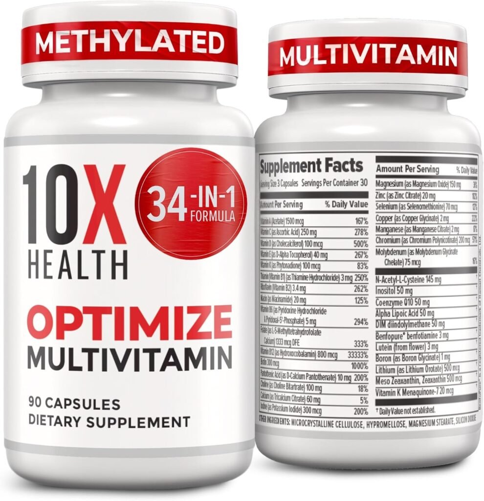 10X Health Optimize Multivitamin 90 Capsules