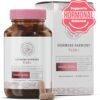 Happy Mammoth Hormone Harmony Plus+ – Women's Hormone Balance & Daily Wellness Supplement (48 Vegan Capsules)