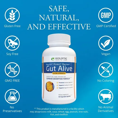 Holistic Health Labs Gut Alive Ultra Strength