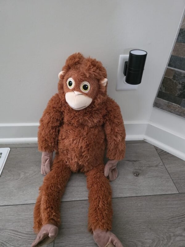 Cute Brown Orangutan Plush Toy – Soft Stuffed Monkey Doll for Kids