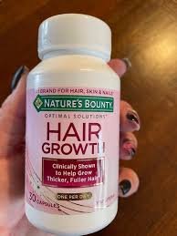 Nature's Bounty Hair Growth Dietary Supplement Capsules – Clinically Shown for Thicker, Fuller Hair – 30 Capsules – New & Sealed