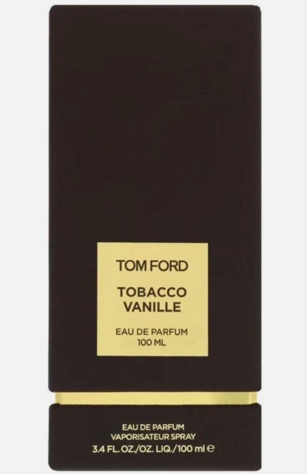 Tom Ford Tobacco Vanille Eau de Parfum Unisex 3.4 Fl Oz (100ml) – Luxury Warm Spicy Vanilla Fragrance – New in Box