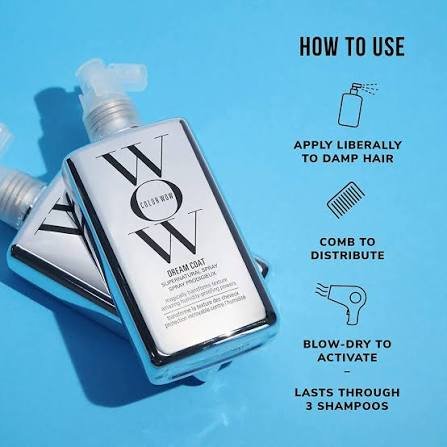 Color Wow Dream Coat Supernatural Spray – Anti-Frizz Heat-Activated Hair Treatment 200ml
