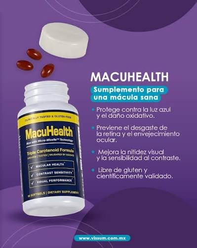 MacuHealth Eye Health Supplement – Triple Carotenoid Formula Softgels for Vision Support (90 Softgels)