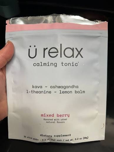 Ü Relax Calming Tonic Powder – Mixed Berry Relaxation & Wellness Drink Mix