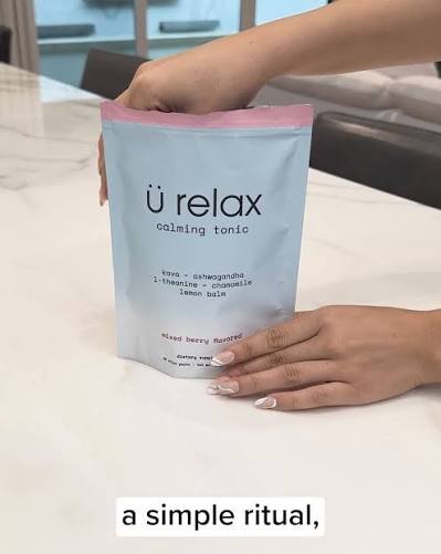 Ü Relax Calming Tonic Powder – Mixed Berry Relaxation & Wellness Drink Mix