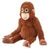 Cute Brown Orangutan Plush Toy – Soft Stuffed Monkey Doll for Kids