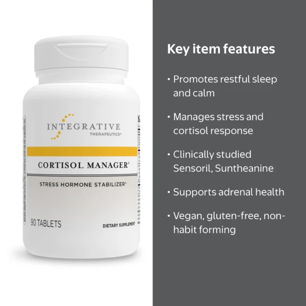 Integrative Therapeutics Cortisol Manager 90 Tablets