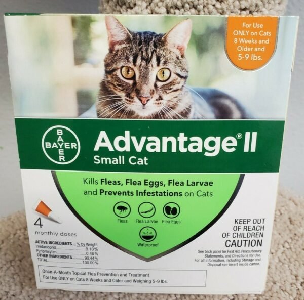 Advantage II Large Cat Flea Treatment & Prevention 6-Pack