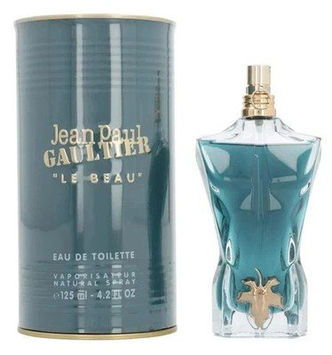 Jean Paul Gaultier Le Beau Eau de Toilette for Men 125ml – Fresh Woody Aromatic Perfume
