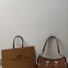 COACH x Peanuts Teri Shoulder Bag CBJ88 in Tan Brown Signature Canvas with Snoopy Print COACH x Peanuts Teri Shoulder Bag CBJ88 in Tan Brown Signature Canvas with Snoopy Print
