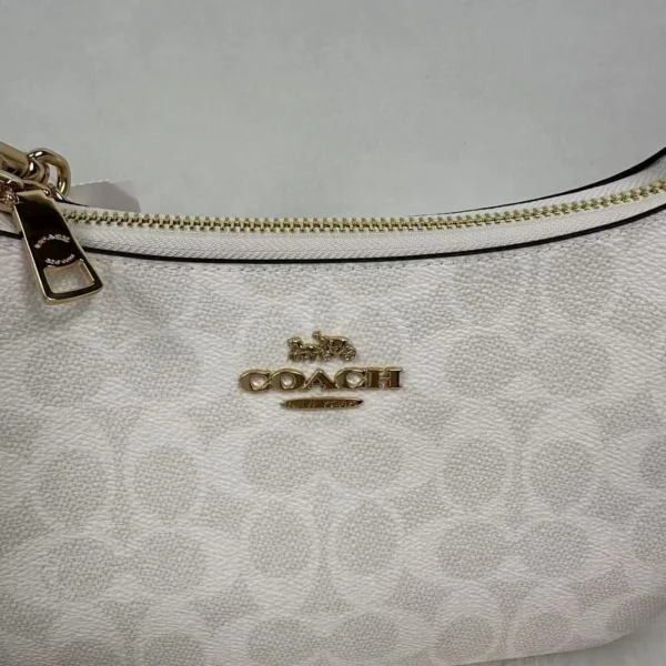 COACH Teri Shoulder Bag in Signature Canvas White/Chalk