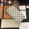 Louis Vuitton Damier Azur Zippy Long Wallet Unisex in Excellent Condition