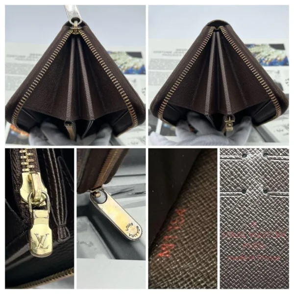 Louis Vuitton Damier Zippy Long Wallet Pre-Owned From Japan