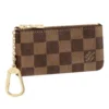 Louis Vuitton Key Pouch Cles in Damier Ebene Coin and Card Wallet