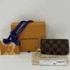 Louis Vuitton Key Pouch Cles in Damier Ebene Coin and Card Wallet