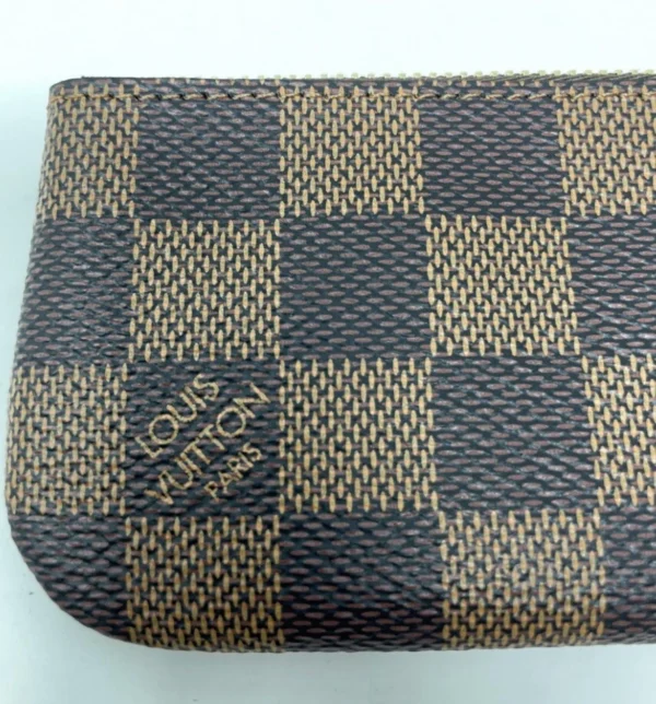 Louis Vuitton Key Pouch Cles in Damier Ebene Coin and Card Wallet